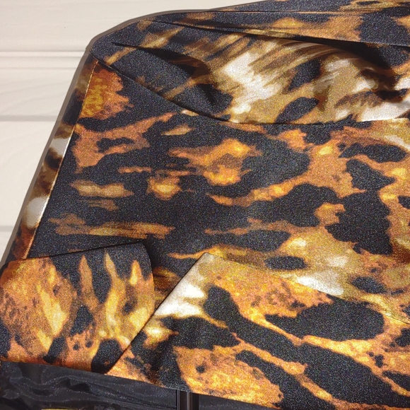 NWT BRAND NEW gorgeous Kasper animal print blazer/jacket size 8P! - Picture 3 of 7